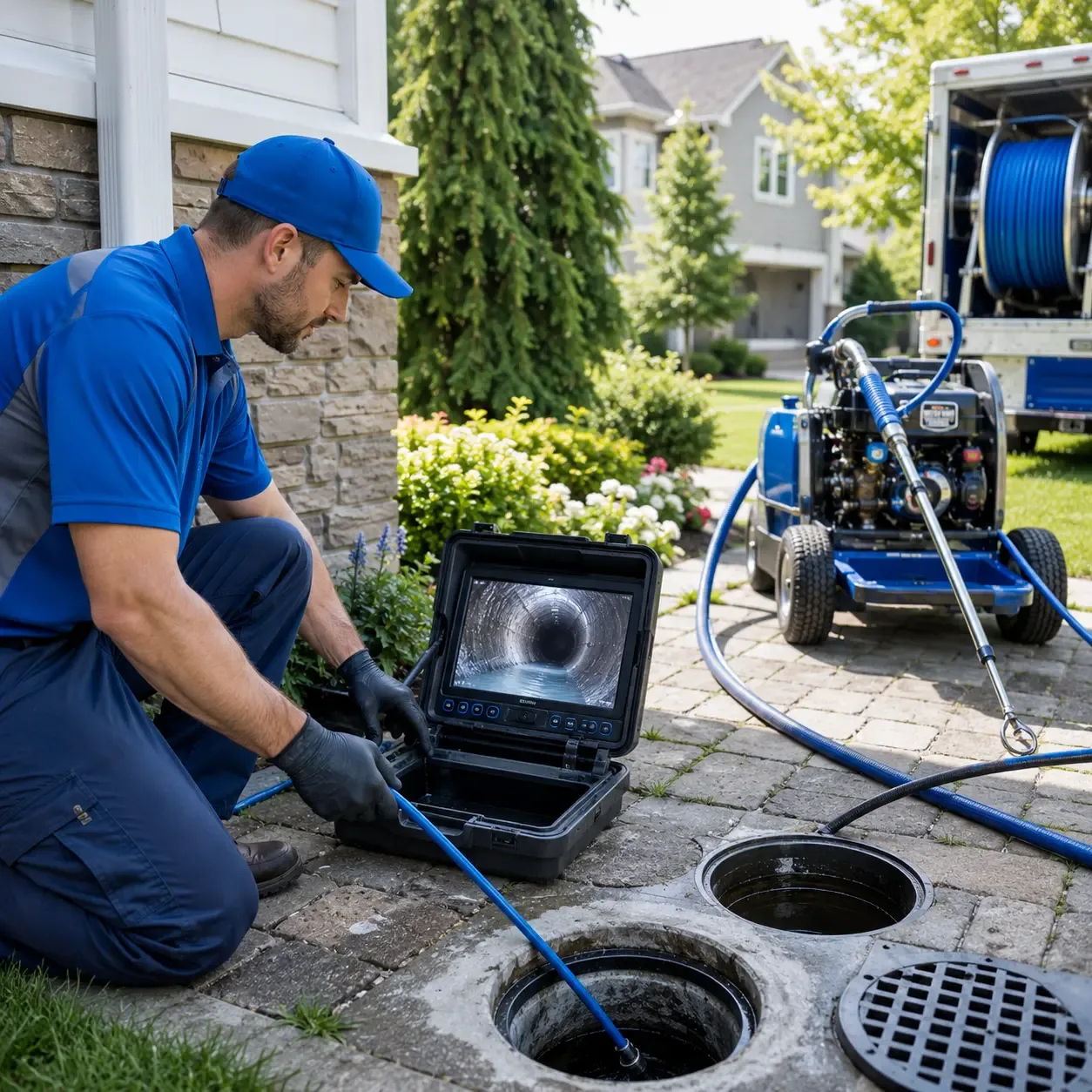 Outdoor drain cleaning professionals serving Straughn, IN